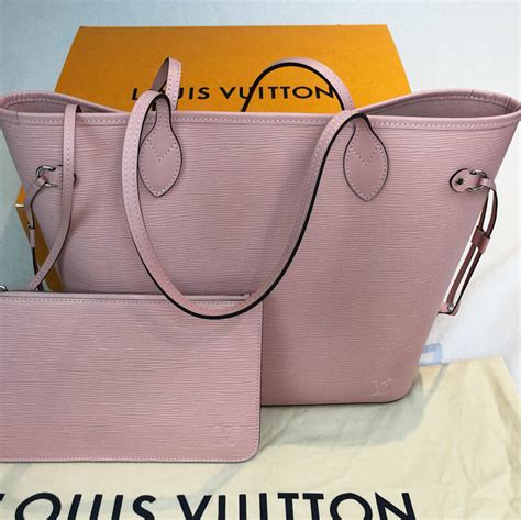 louis vuitton pink neverfull.